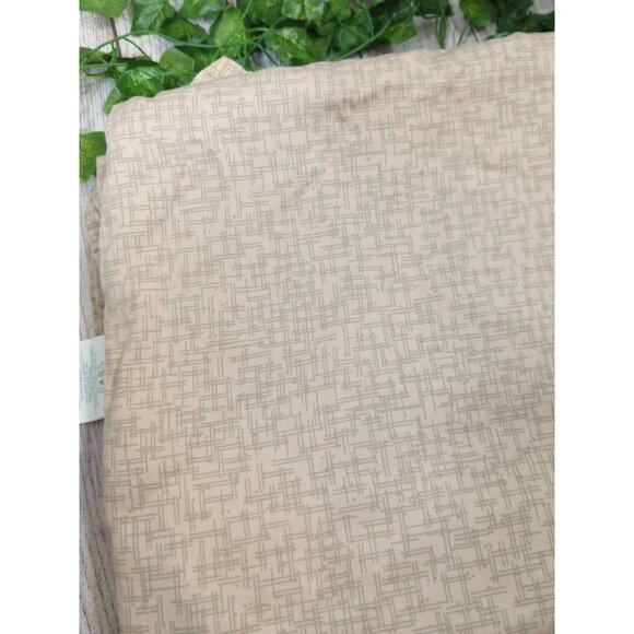 Calvin Klein Collection KING Flat Sheet 100% Cotton Brown Pattern - Picture 3 of 6